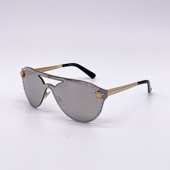 Sale! New Versace White Diamond Accent Sunglasses - Picture 5 of 7